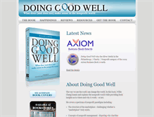 Tablet Screenshot of doinggoodwell.net